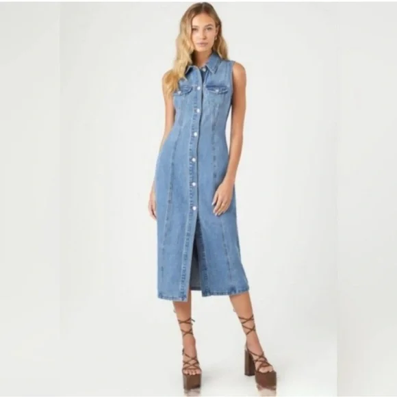 House of Harlow 1960 | Dresses | Nwt House Of Harlow 96 Denim Dress Sz M |  Poshmark